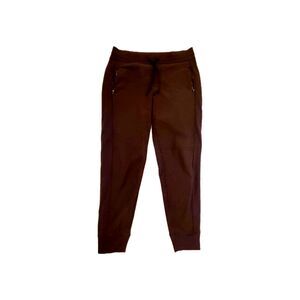 Athleta Trekkie North Jogger Pants Women Size 10 Black Hiking Outdoor Drawstring